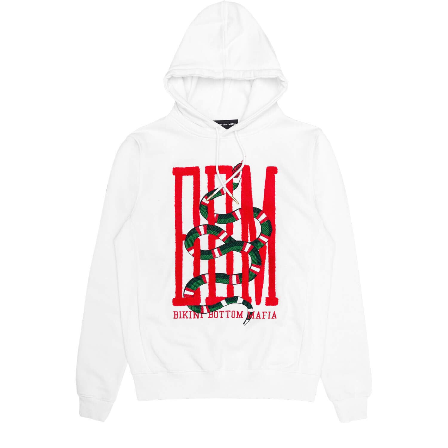 BBM BBM White Snake Hoodie Hoodies 83253
