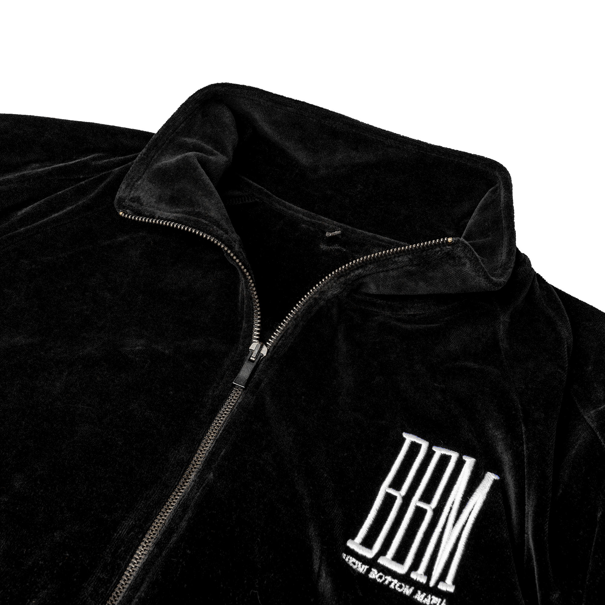 BBM Velours Oversized Logo Sweatjacke 253920